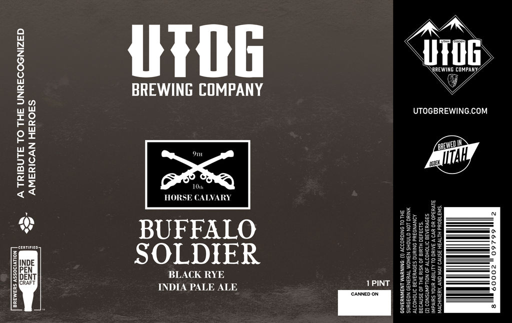 A visualization of the menu item "Buffalo Soldier"