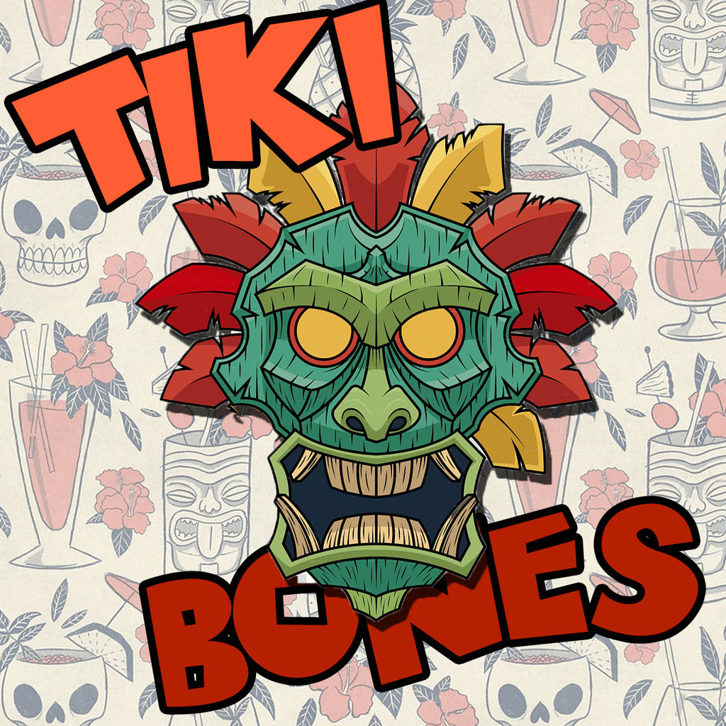 A visualization of the menu item "Tiki Bones"