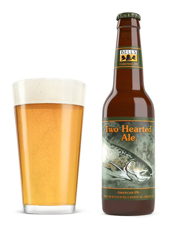 A visualization of the menu item "TWO HEARTED ALE $5"