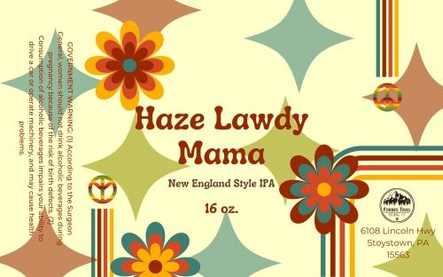 A visualization of the menu item "HAZE LAWDY MAMA $8"