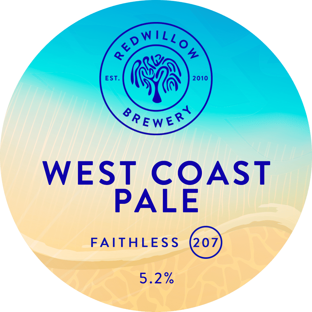 A visualization of the menu item "West Coast Pale (Ve)"