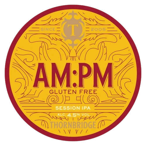 A visualization of the menu item "Thornbridge AM:PM"