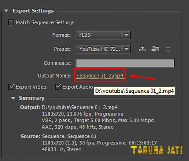 Cara Menyimpan File Video Di Adobe Premier dengan Format Untuk Youtube Terbaru 8 Cara Menyimpan File Video Di Adobe Premier dengan Format Untuk Youtube Terbaru