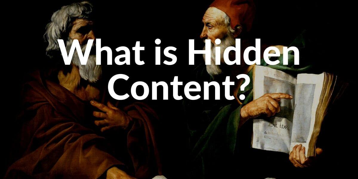 What is Hidden Content