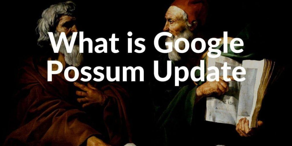What is Google Possum Update