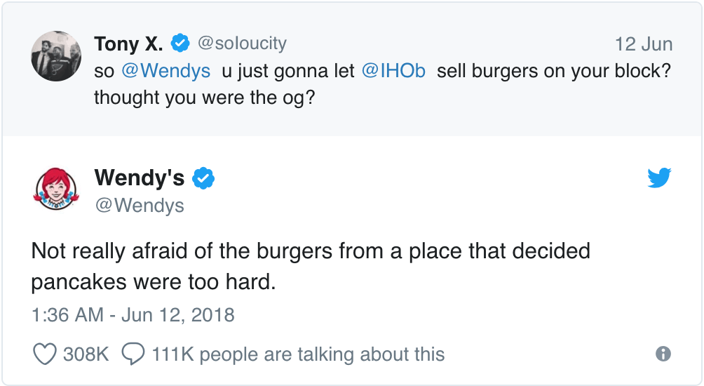 Wendy's Community Management Example