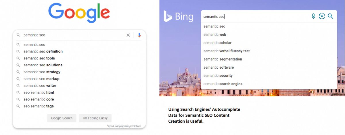 Autocomplete and Semantic SEO