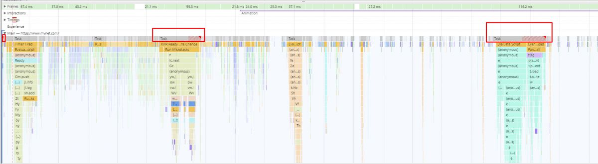 Long Tasks Chrome DevTools