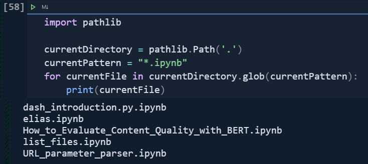 List files with condition via Python's Pathlib Module