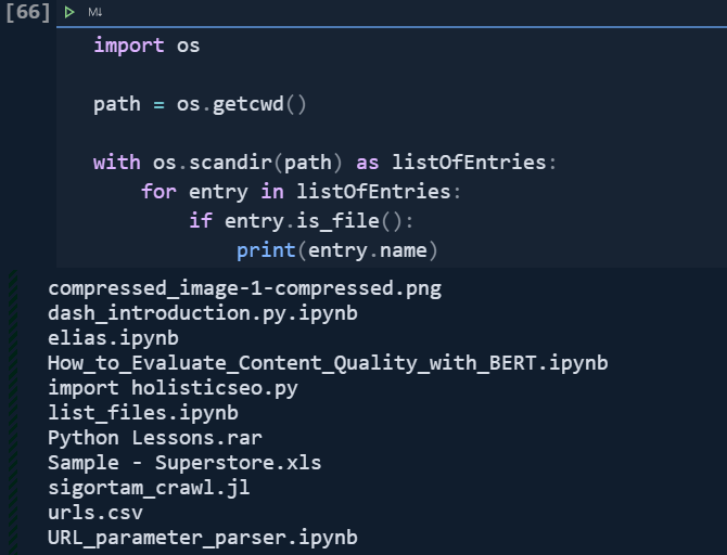 OS Python Module and Scandir