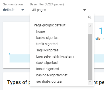 Website Segmentation SEO Crawl