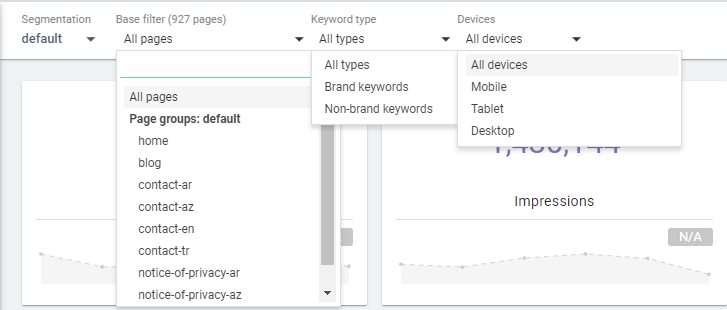 SEO Crawl and Google Search Console Data