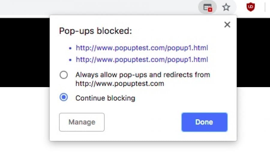 Pop-up Blocker