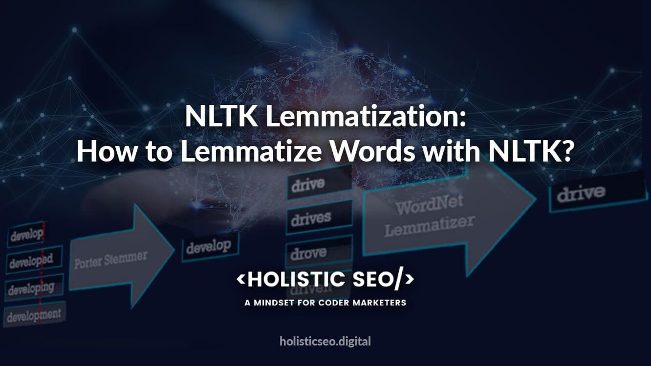 NLTK Lemmatization