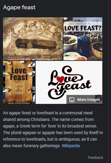 Love Feast WordNet NLTK