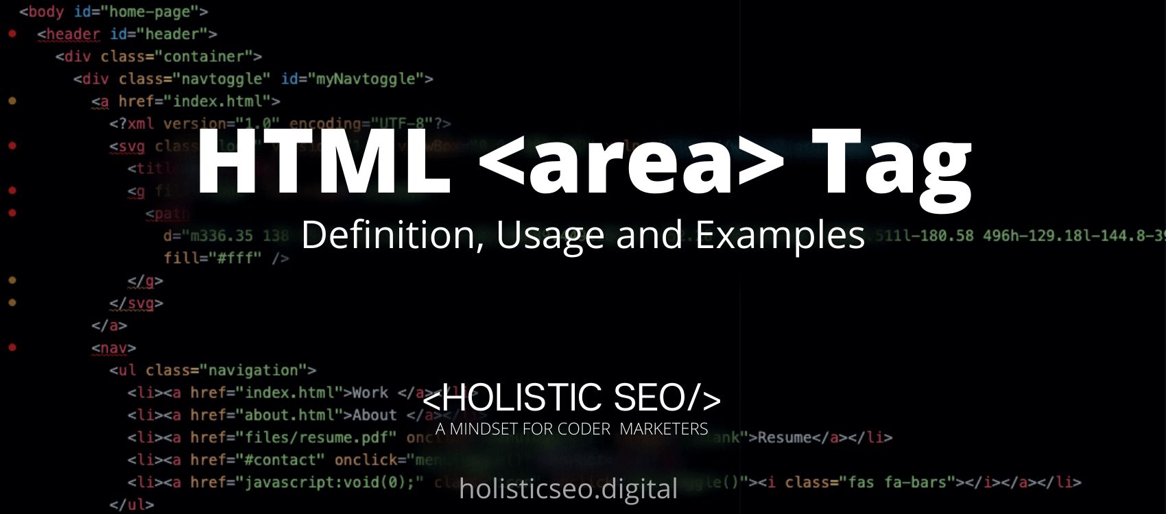 area HTML Tag