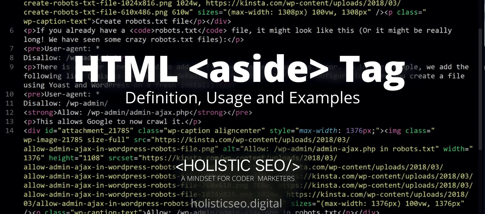 What Does Aside Mean In Html