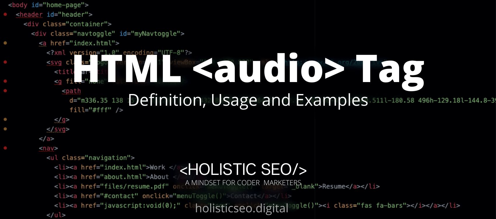 audio HTML Tag