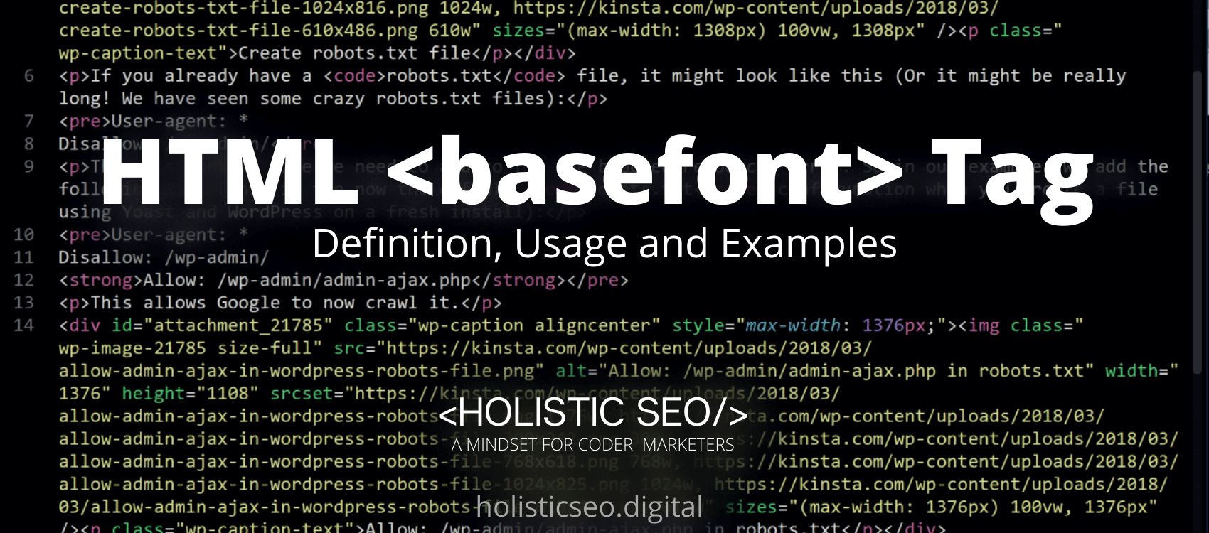 basefont HTML Tag