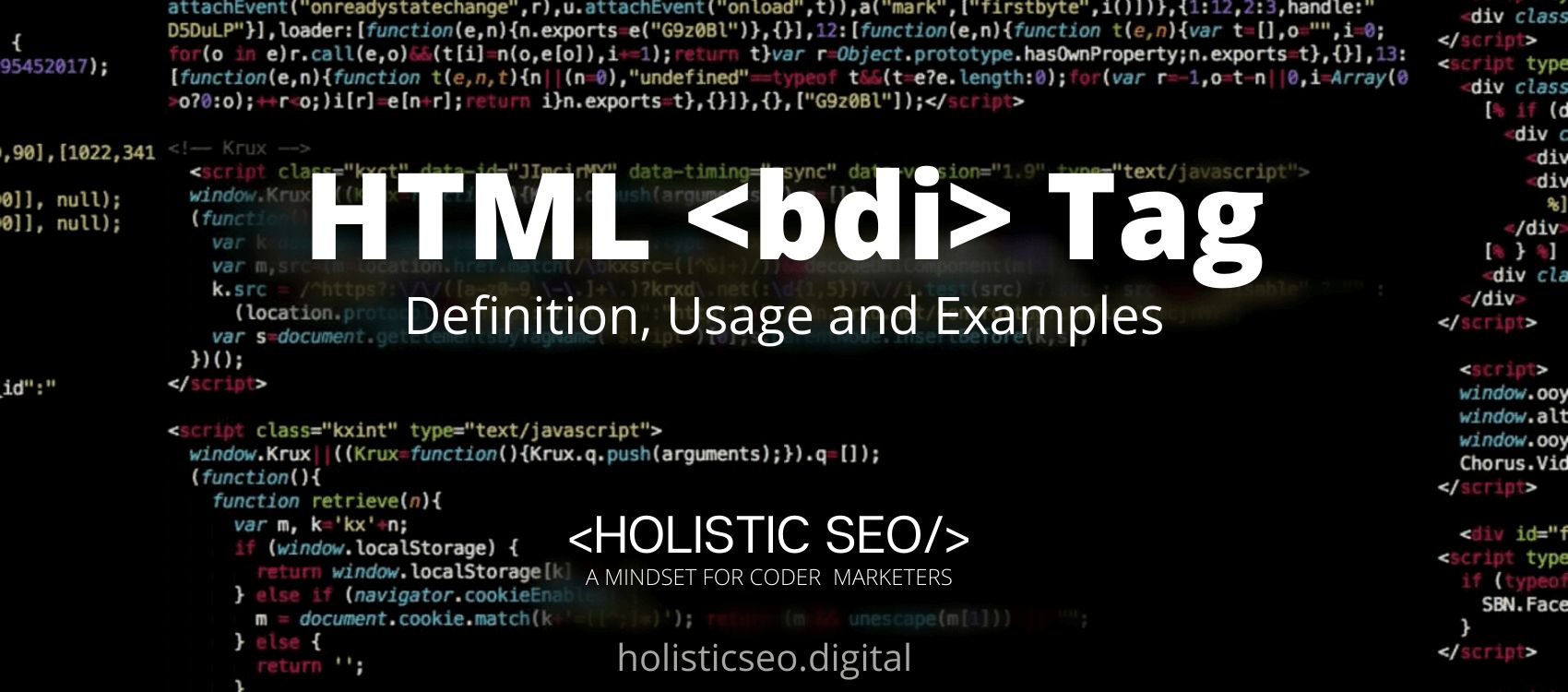 bdi HTML Tag