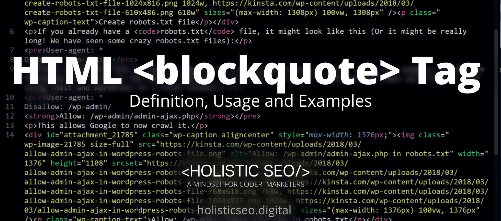 blockquote HTML Tag