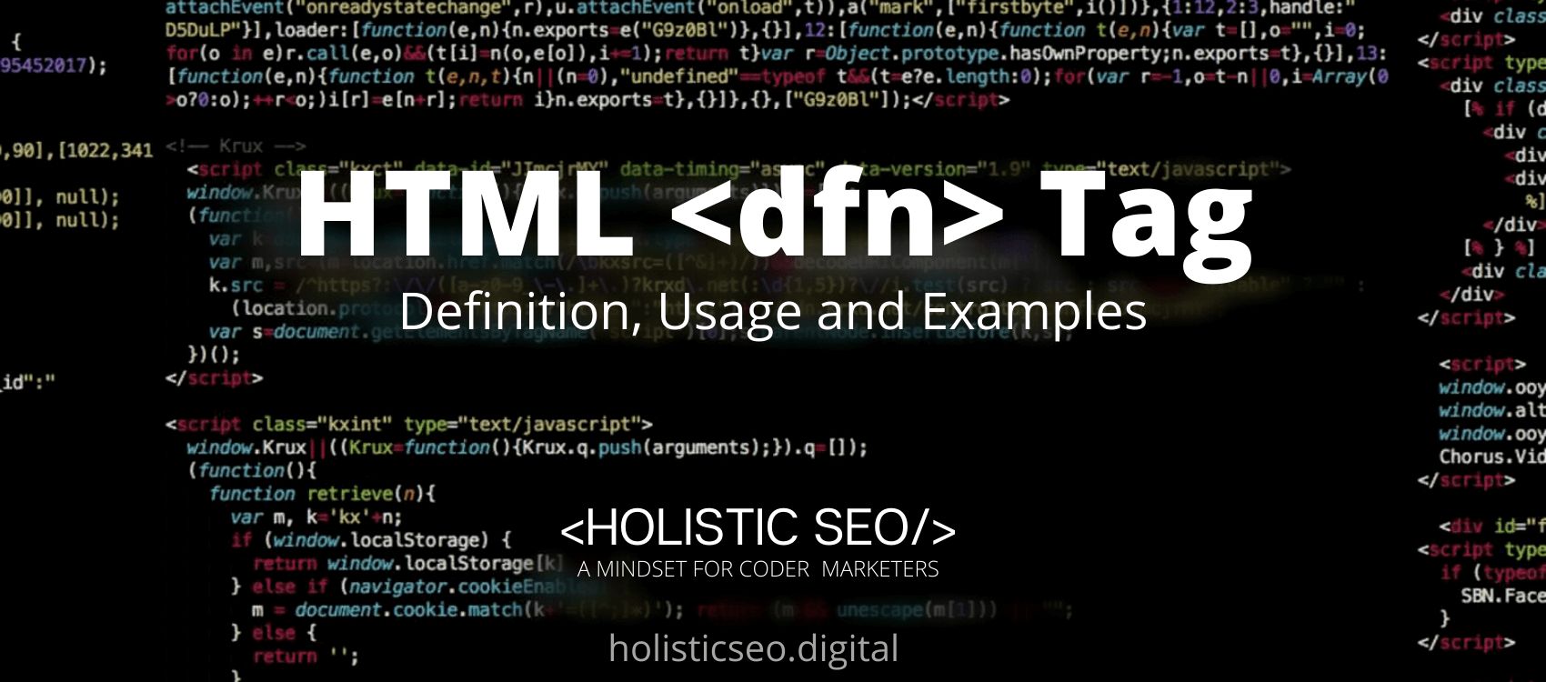 dfn HTML Tag