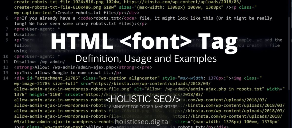 Font Html Tag 1200x529 