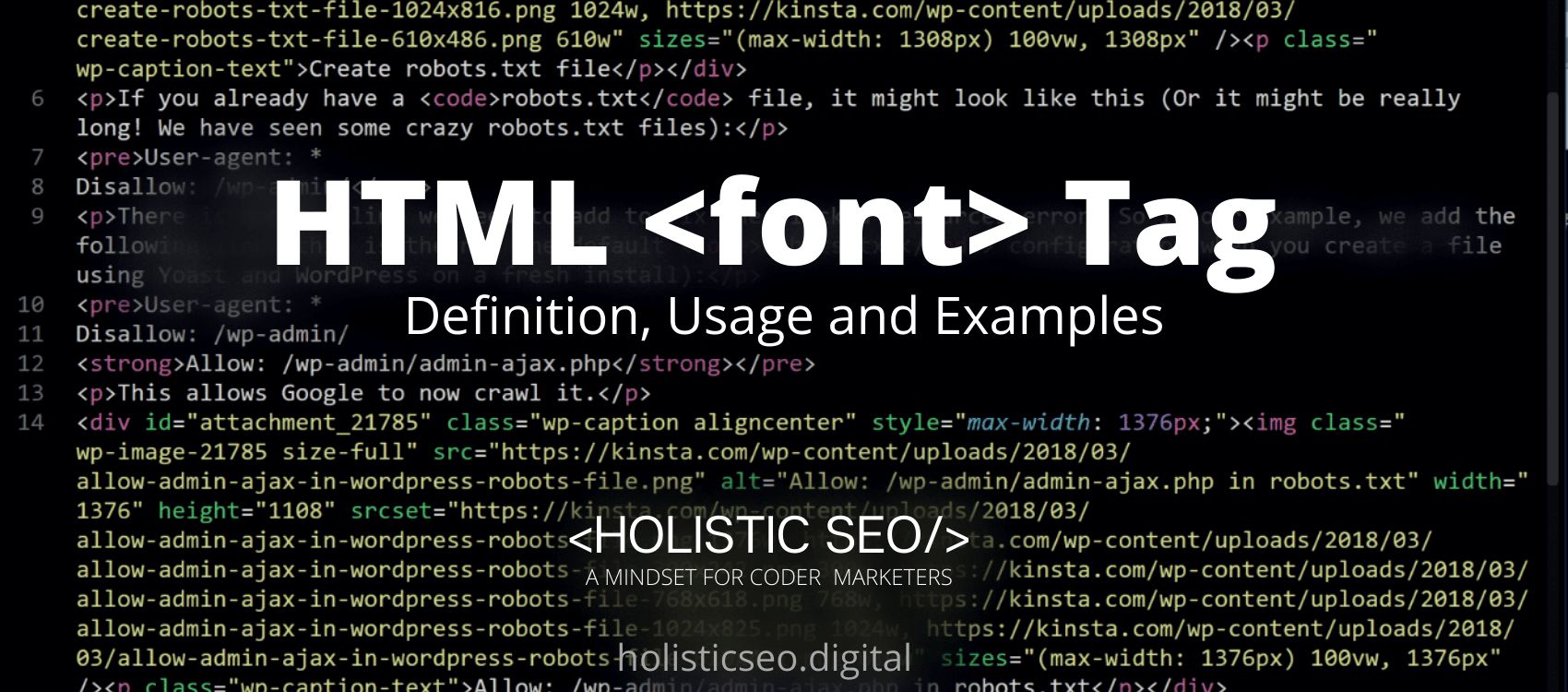 Html Font Color Tag Example