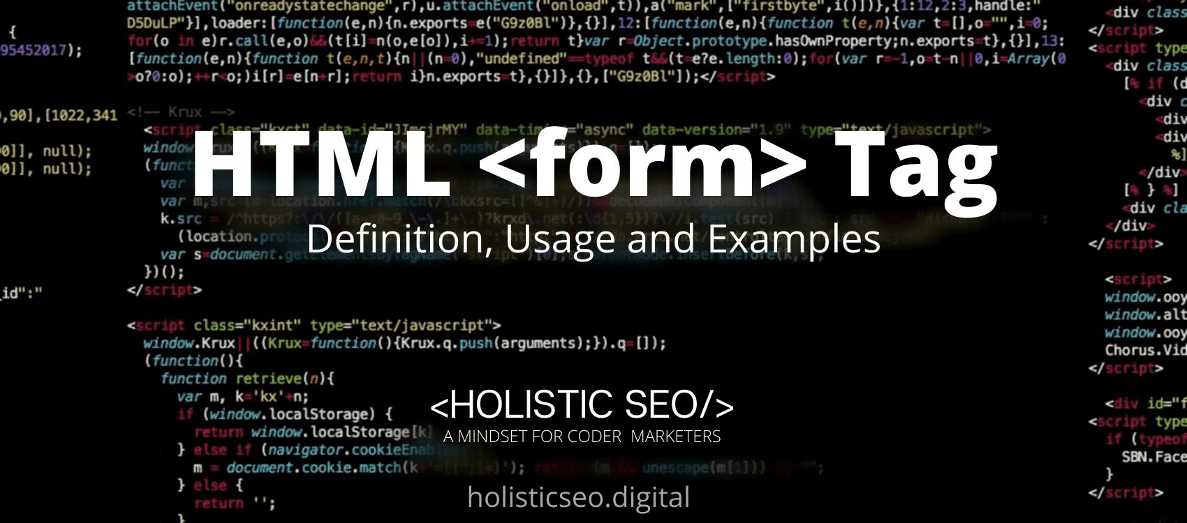 form HTML Tag