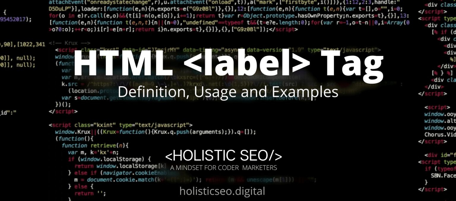 HTML Tag Definition, Usage and Examples Holistic SEO