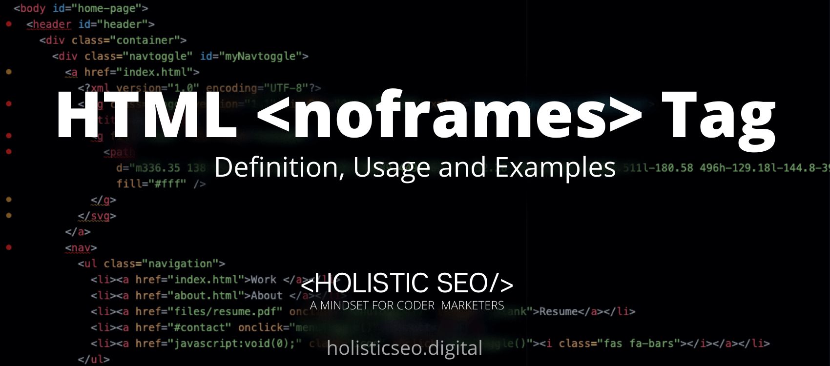 noframes HTML Tag