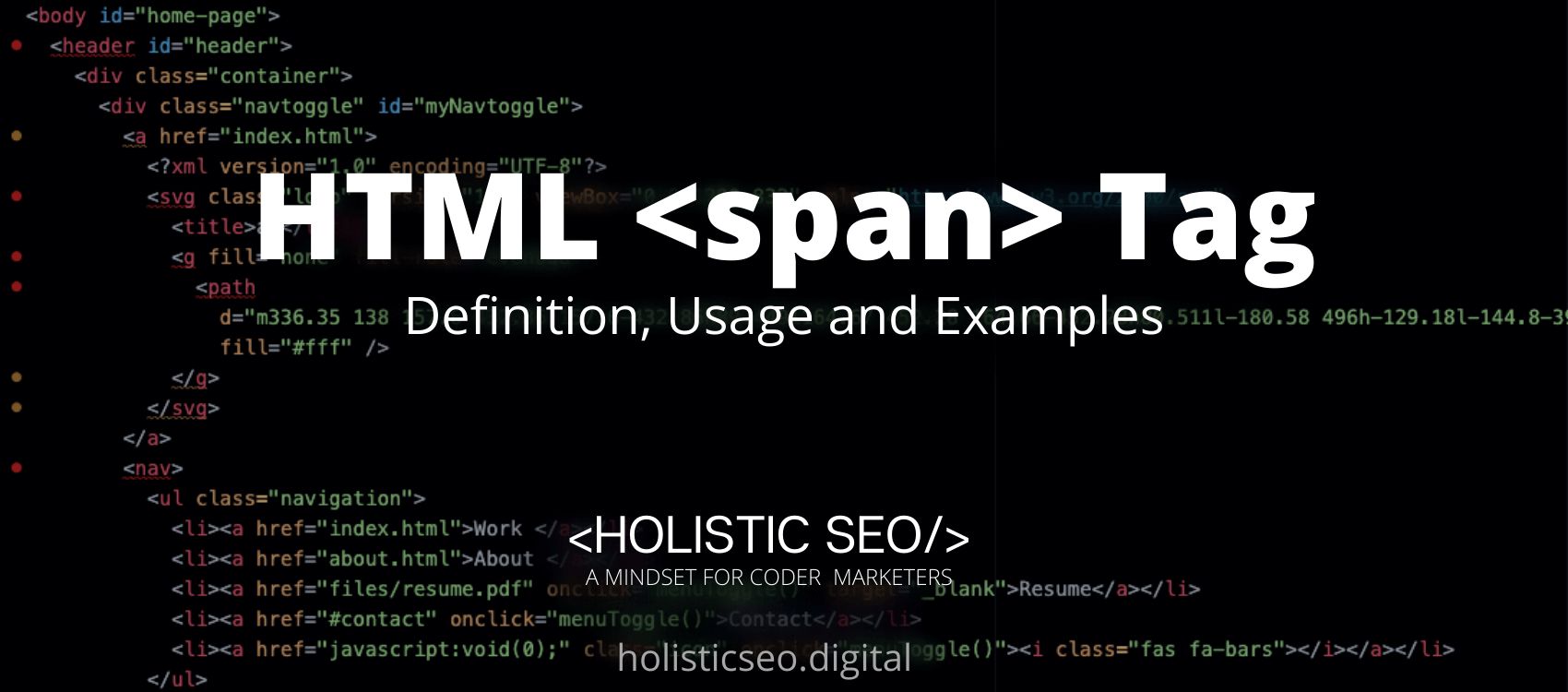 span HTML Tag