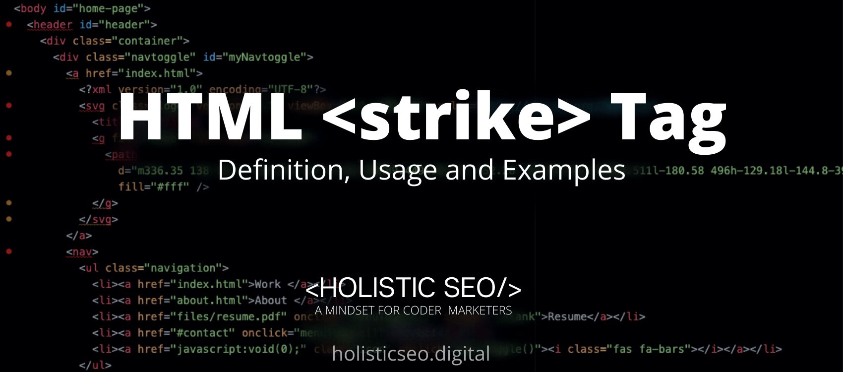 strike HTML Tag