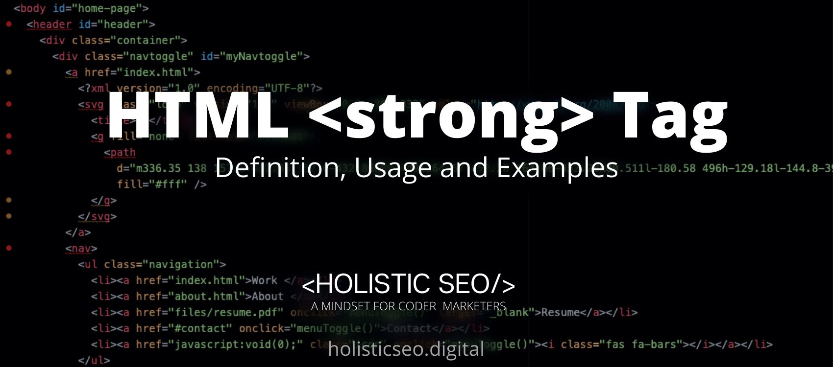 strong HTML Tag