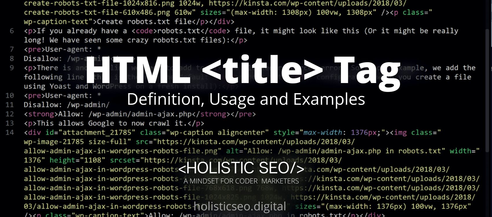 title HTML Tag