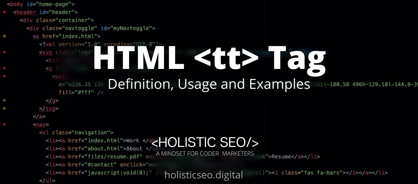 tt HTML Tag