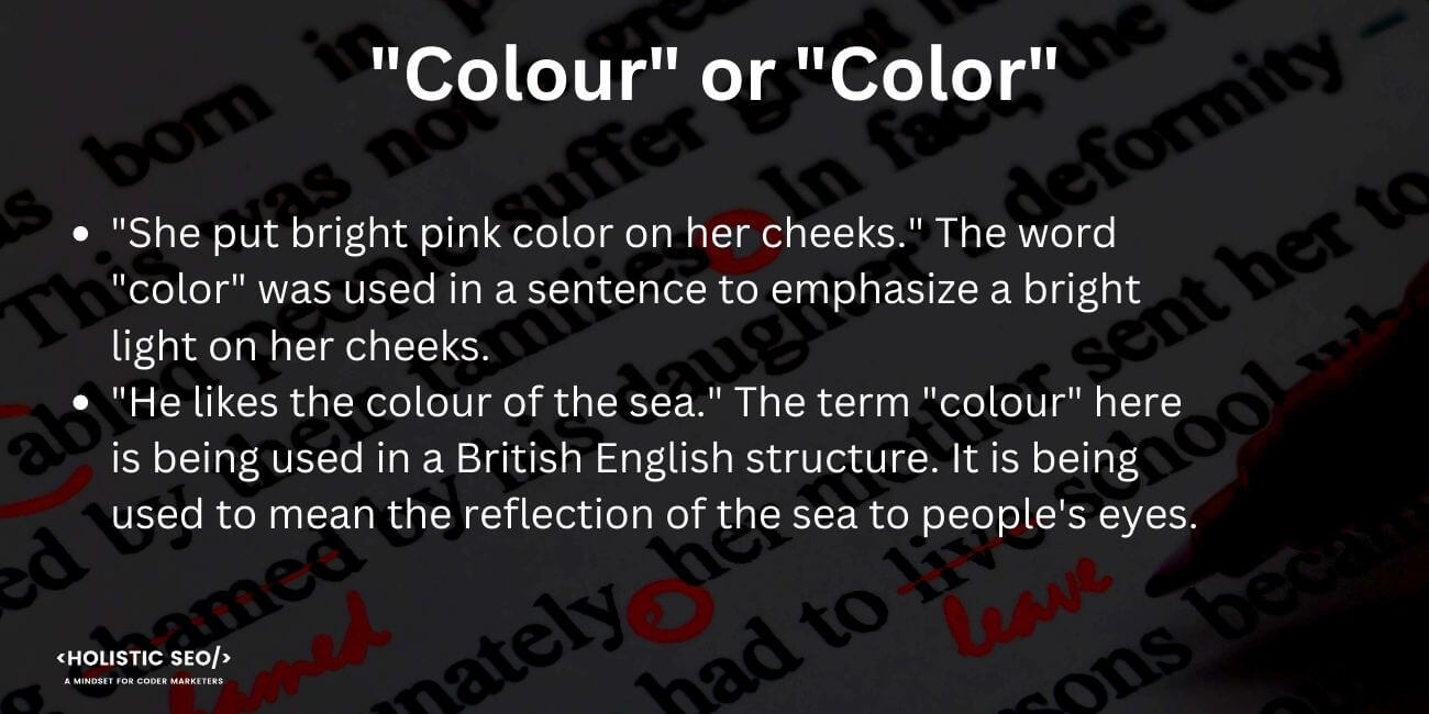Colour or ColorWhich Is Correct