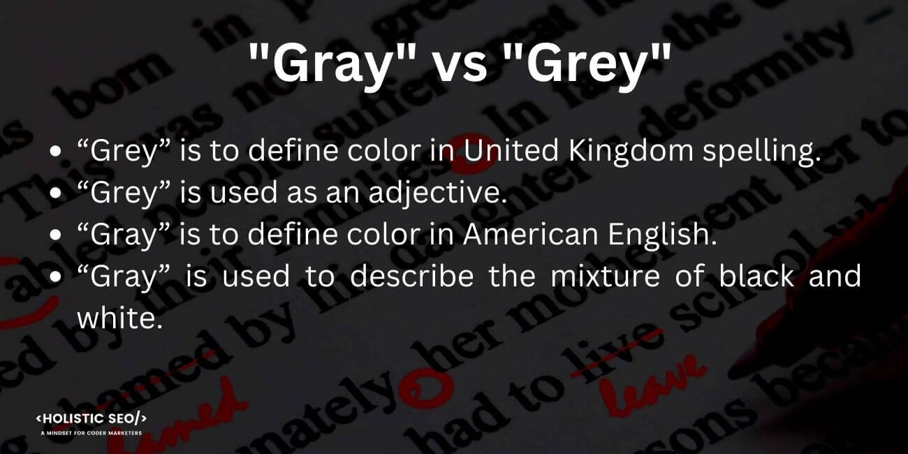 Gray vs Grey