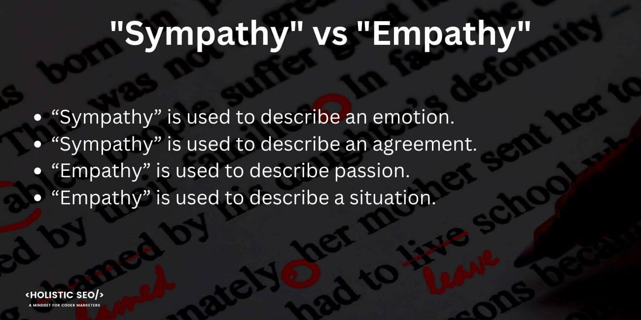 Sympathy vs Empathy