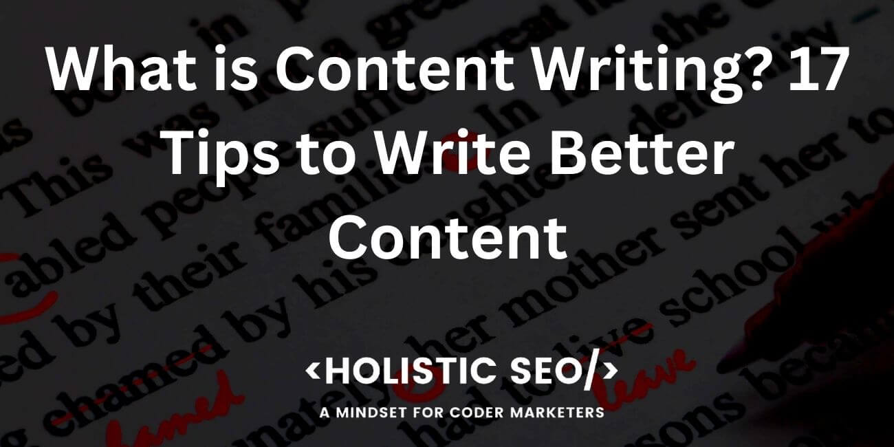 What is Content Writing?