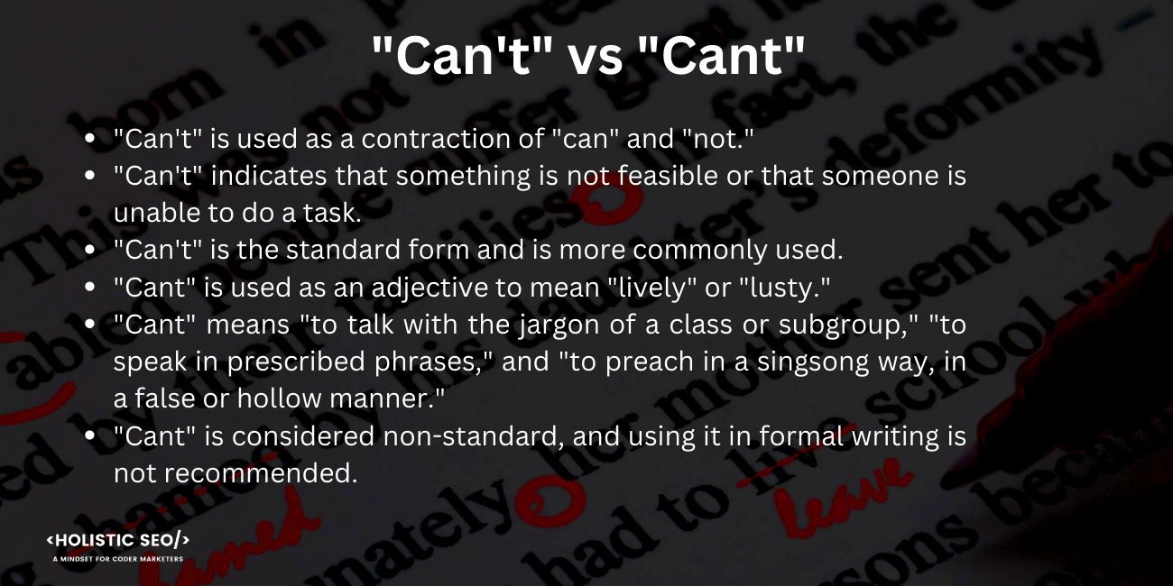 cant vs cant