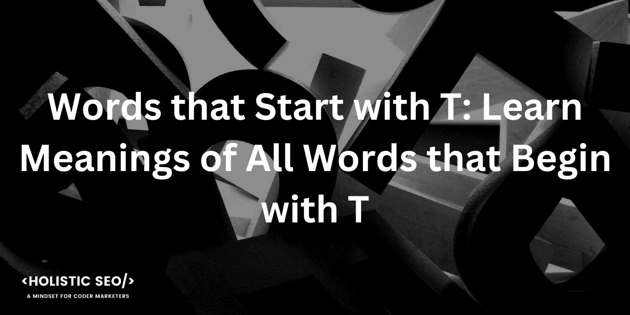 words that start with t