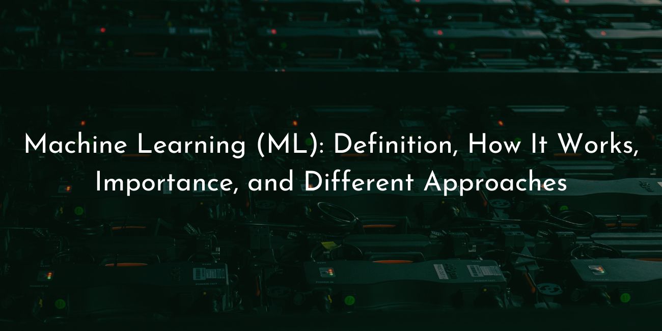 Machine learning(M.L)