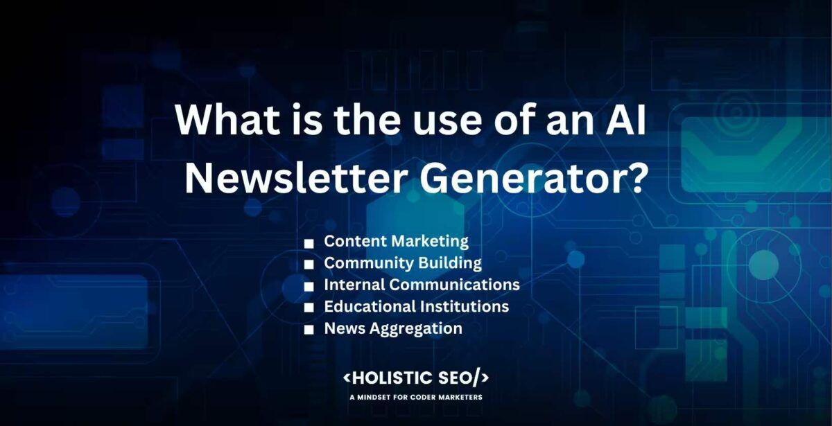 What is the use of an AI newsletter Generator
Content marketing, community building, internal communications, educational institutions, news aggregation.