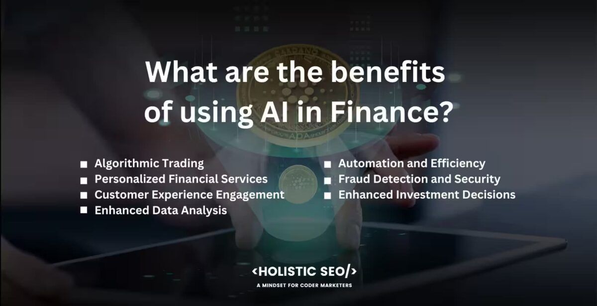 The application of artificial intelligence (AI) in finance has transformed the financial services sector, from algorithmic trading that maximizes trade execution and profitability to tailored financial services that address specific needs.
