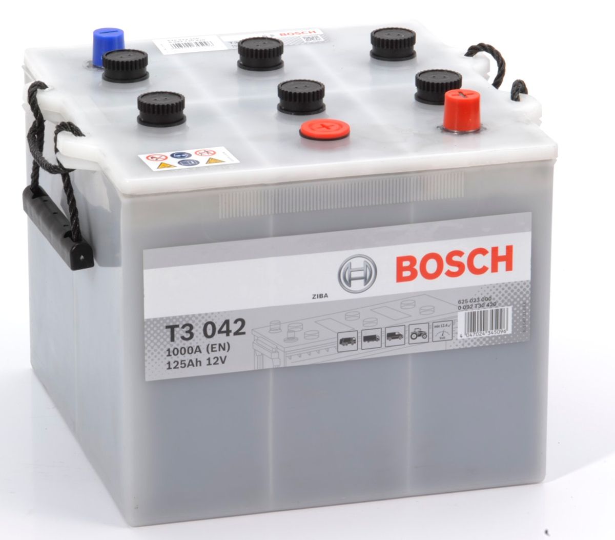 T3 042 Bosch Truck Battery 12v 125ah Type 6tn T3042