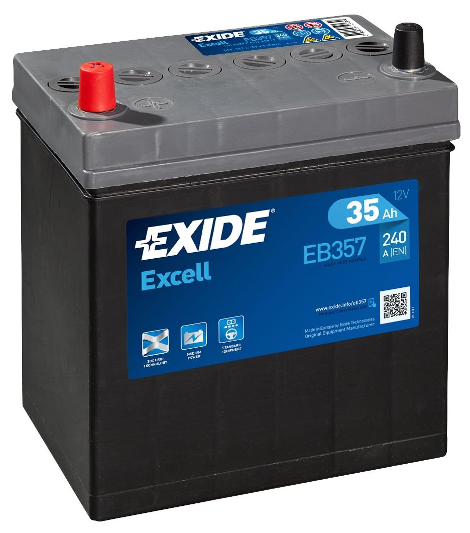 055se Exide Excell Car Battery Eb357 Ex55 Batteries