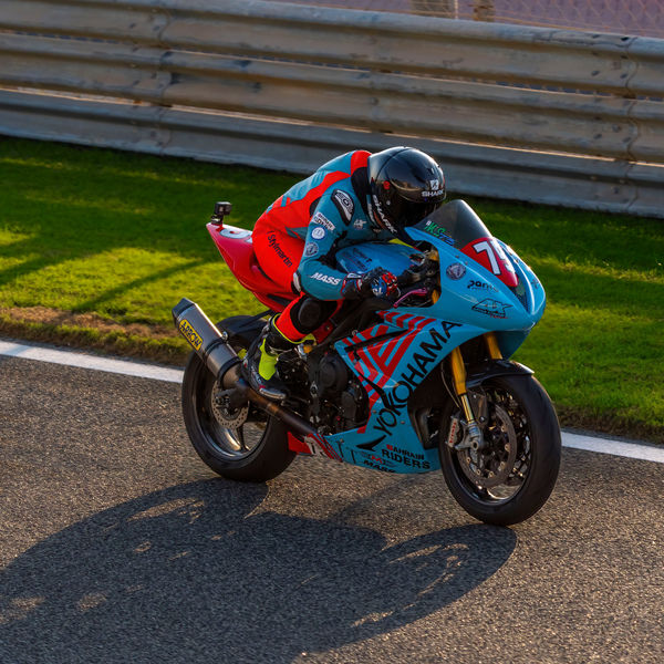 Motorcycle track day coaching event at Bahrain 2024 — Riders8 with Mark Aitchison