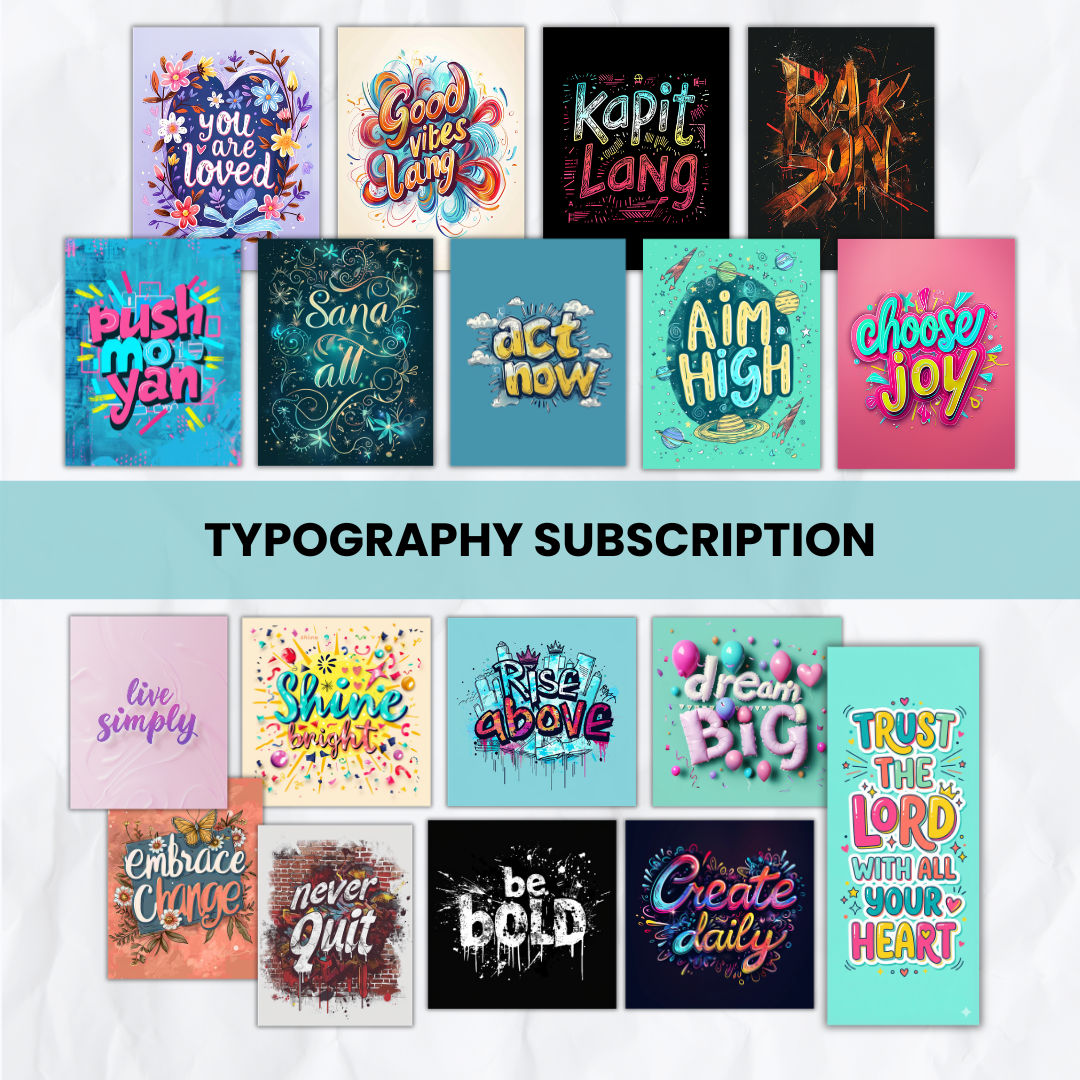 BP Typographies (with Master Resell Rights)