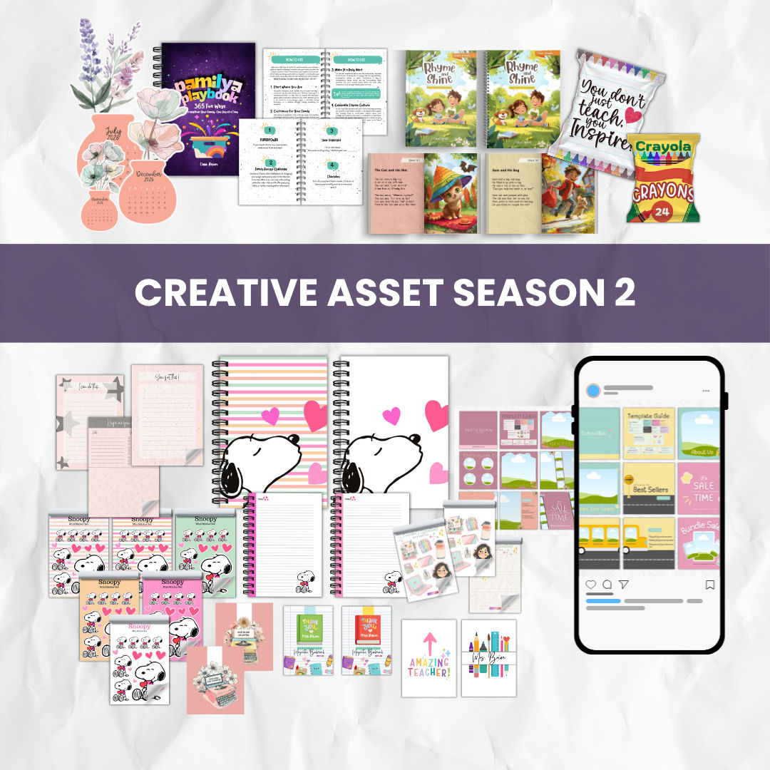 Creative Assets Season 2 (with Master Resell Rights)